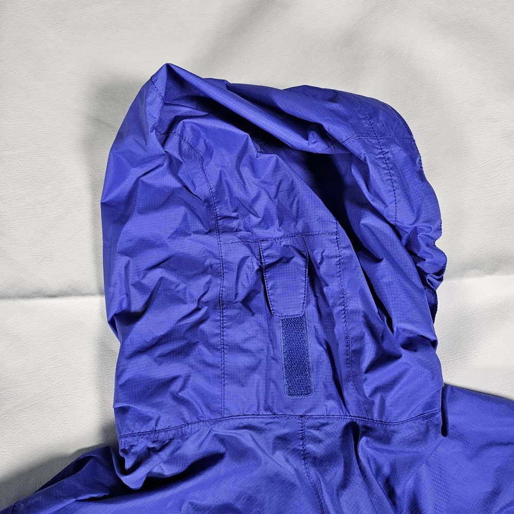 Marmot Rain Jacket Womens Large Purple Hooded Lightweight Outdoor Shell - Picture 13 of 13